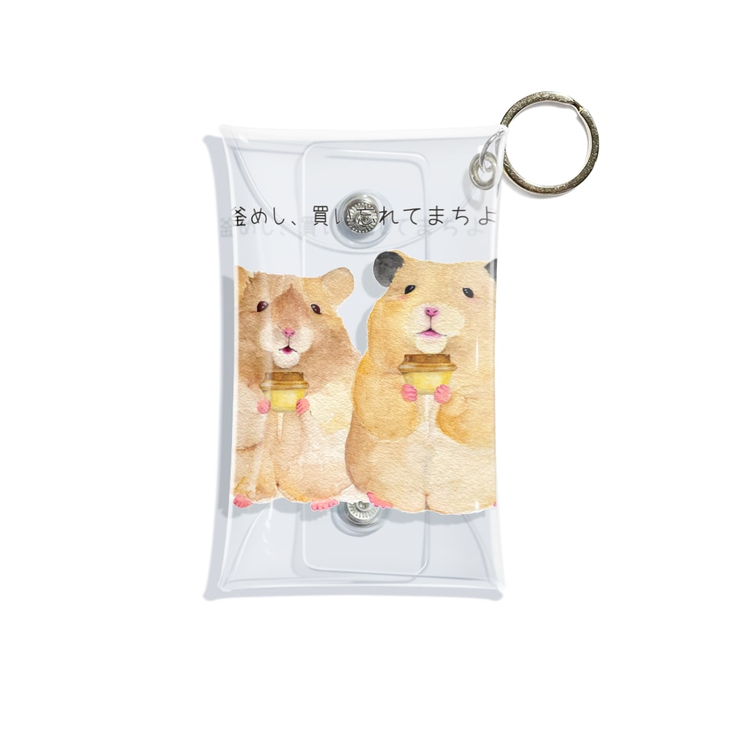 KAMAP ＆ Ricaの【KAMAP】釜めし、買い忘れてまちよ？ Mini Clear Multipurpose Case