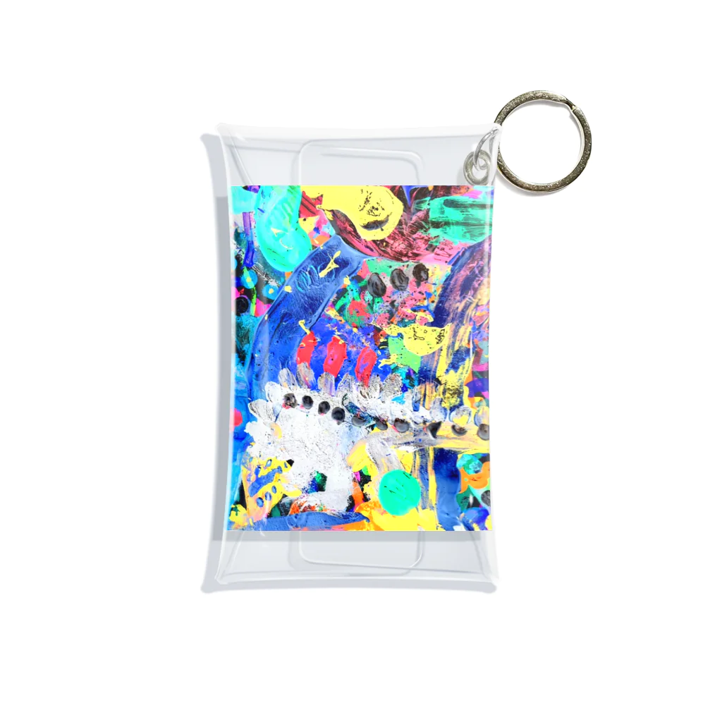 mikoの家出したゴジラの帰宅 Run-away Godzilla Came Back Home Mini Clear Multipurpose Case