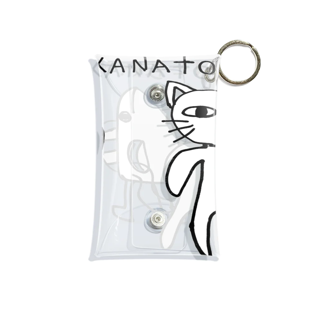 wasa-biのSAKANATONEKO Mini Clear Multipurpose Case