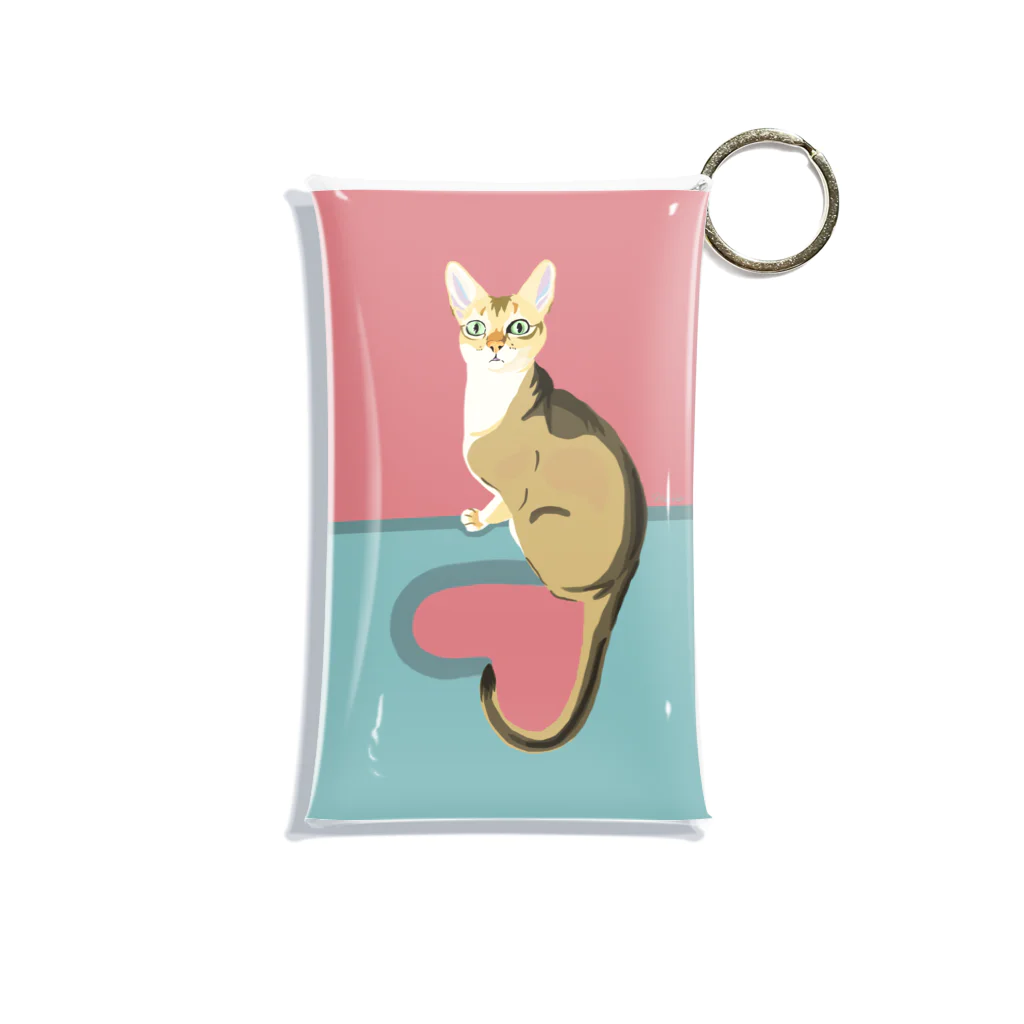 𝕤𝕚𝕞猫のSingapura cat Mini Clear Multipurpose Case