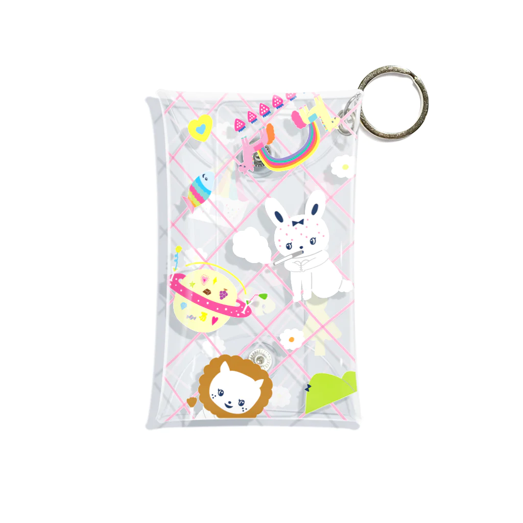 Futakawa Mayuのグッズショップのクリアマルチケース ミニ 春カラー Mini Clear Multipurpose Case