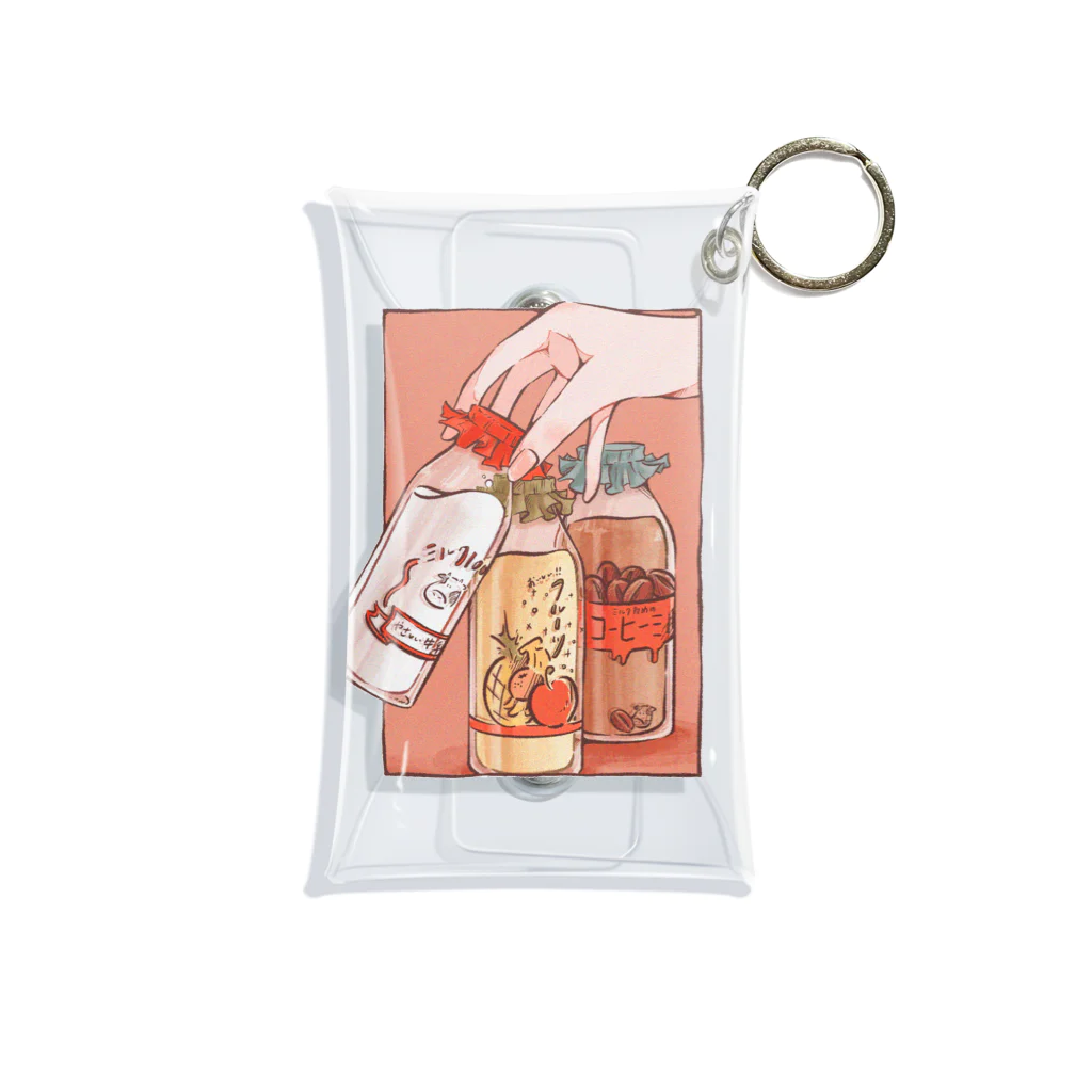 日菜乃🐶の牛乳瓶 Mini Clear Multipurpose Case