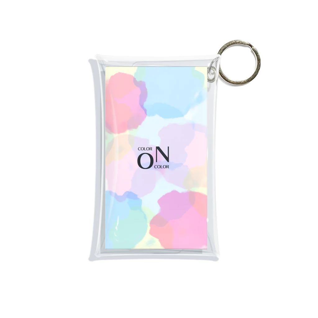 color on colorのcolor on color／オリジナルデザイン Mini Clear Multipurpose Case