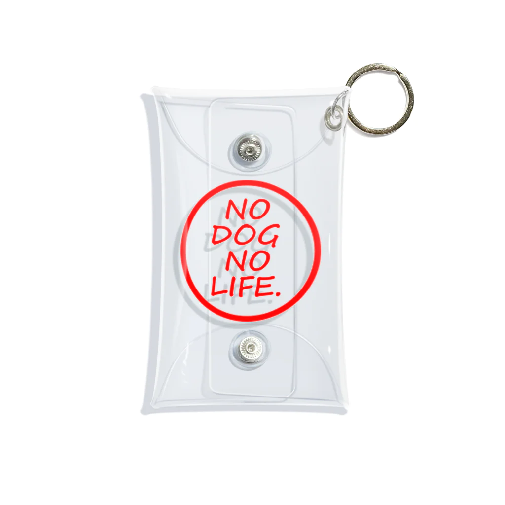 ネタマミレンのNo Dog No Life Mini Clear Multipurpose Case