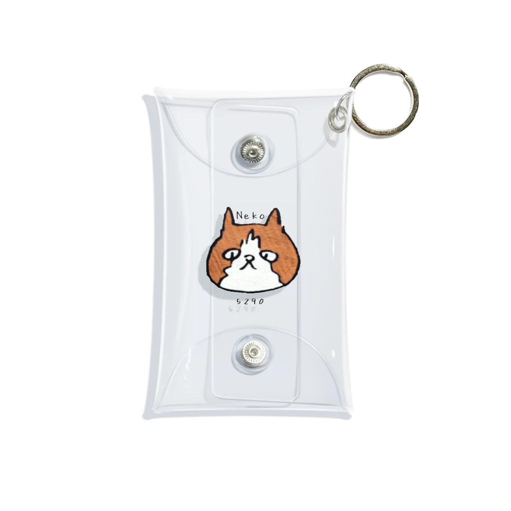 5290のはちわれneko Mini Clear Multipurpose Case