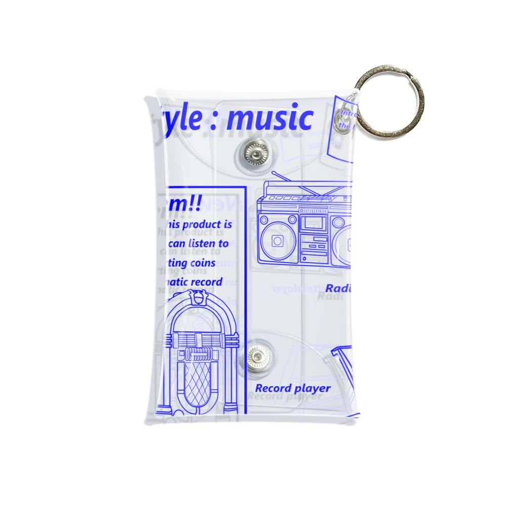 mystyle__mysyのミニクリアマルチケース Mini Clear Multipurpose Case