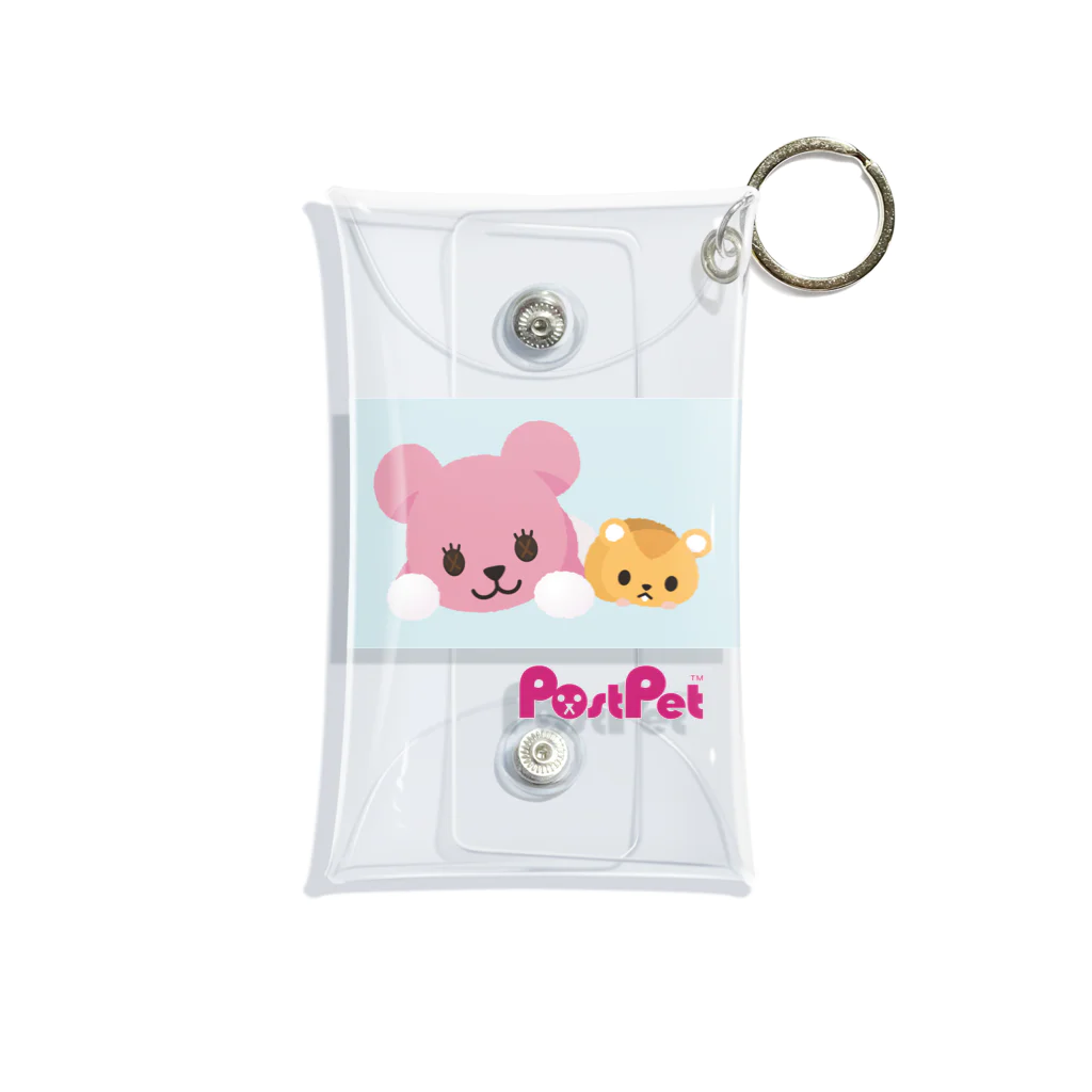 PostPet Official Shopのモモとジンパチの休日 Mini Clear Multipurpose Case