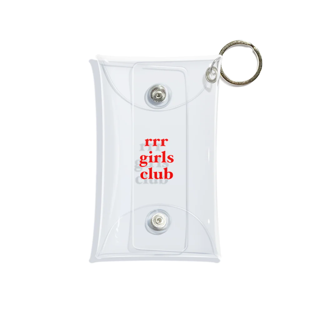 サクマのrrr girls club ミニポーチred Mini Clear Multipurpose Case