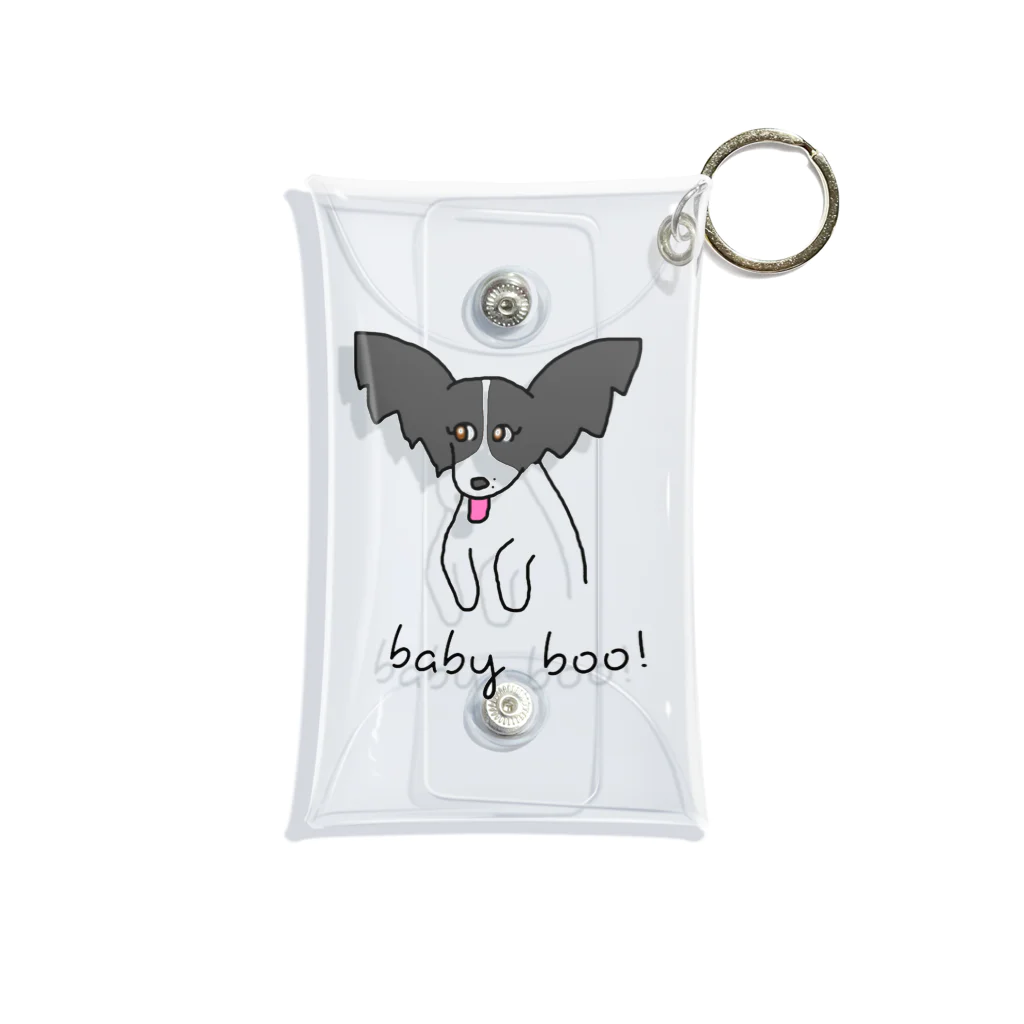 UNA the papillon🎀うなザパピヨンのbaby boo! Mini Clear Multipurpose Case