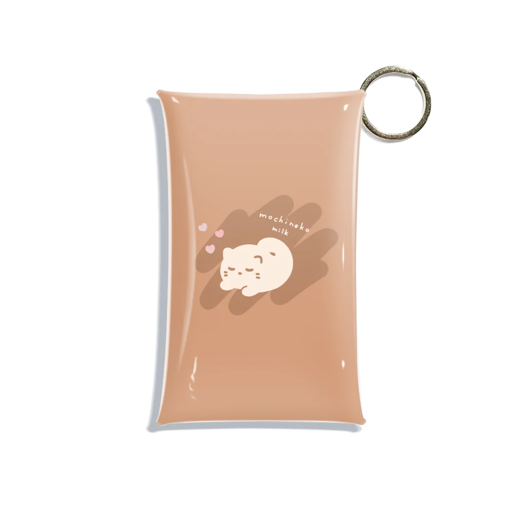 Annaのもちねこのミルク（くすみカラー） Mini Clear Multipurpose Case