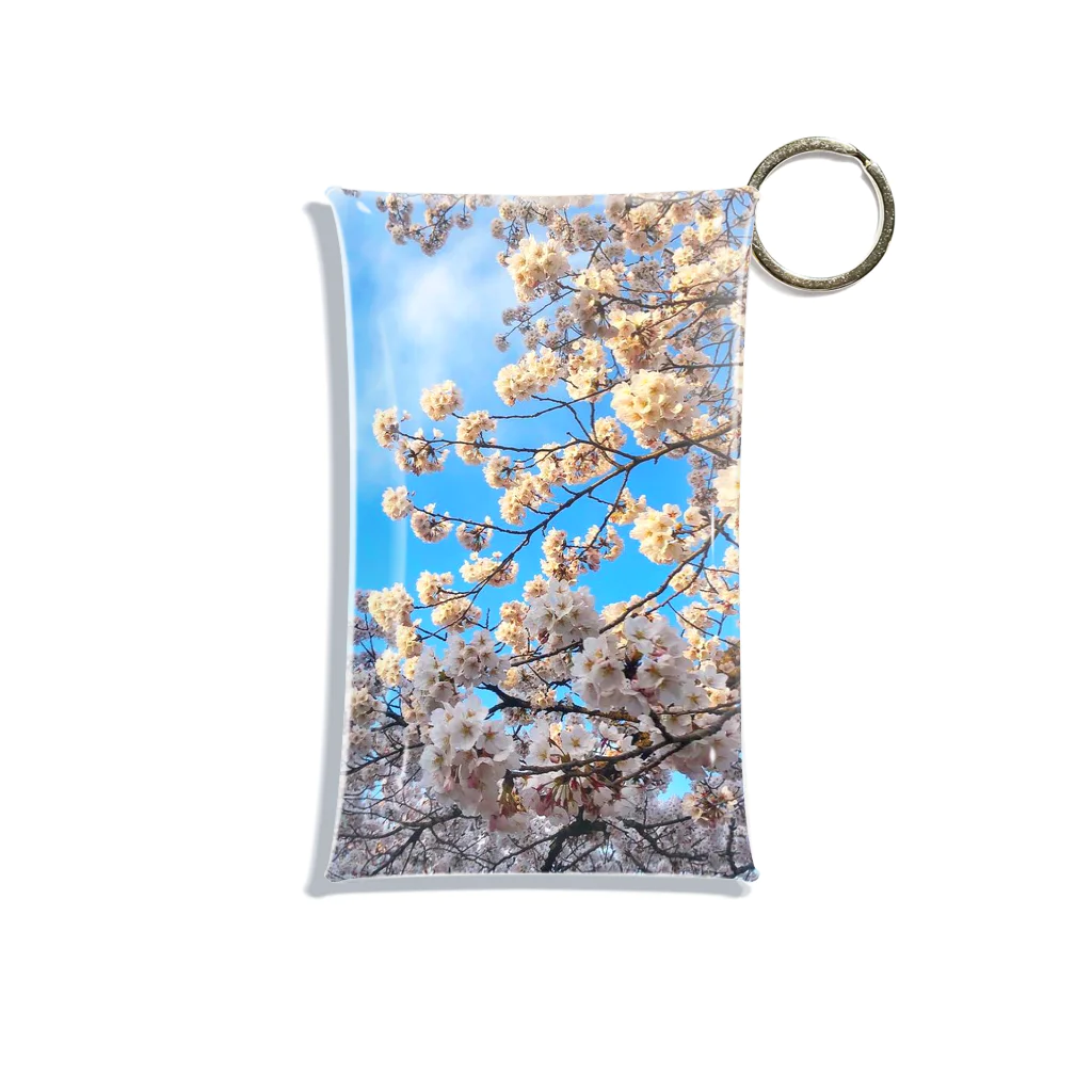 namaste99の昼間の桜 Mini Clear Multipurpose Case