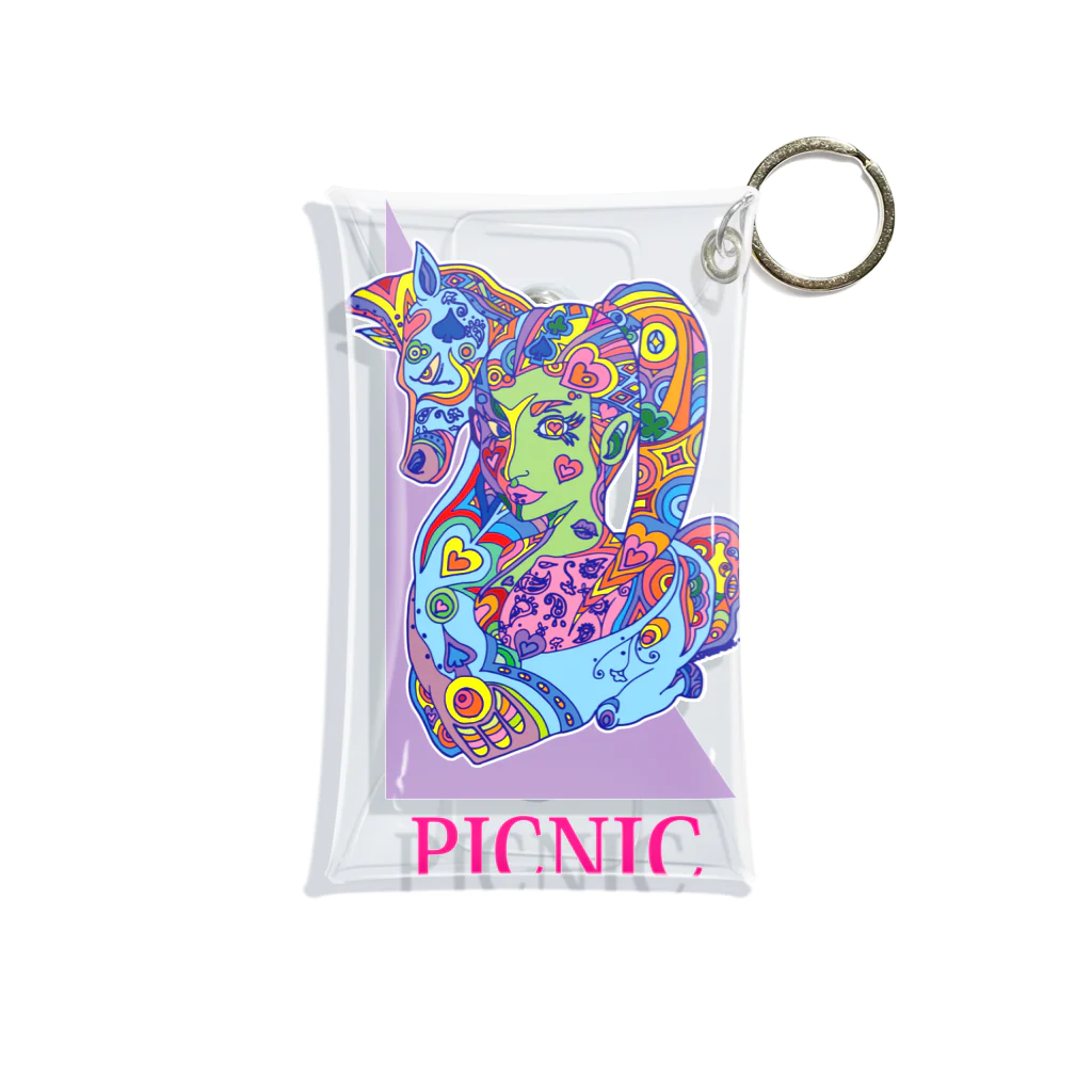 PICNICの十二支午 Mini Clear Multipurpose Case