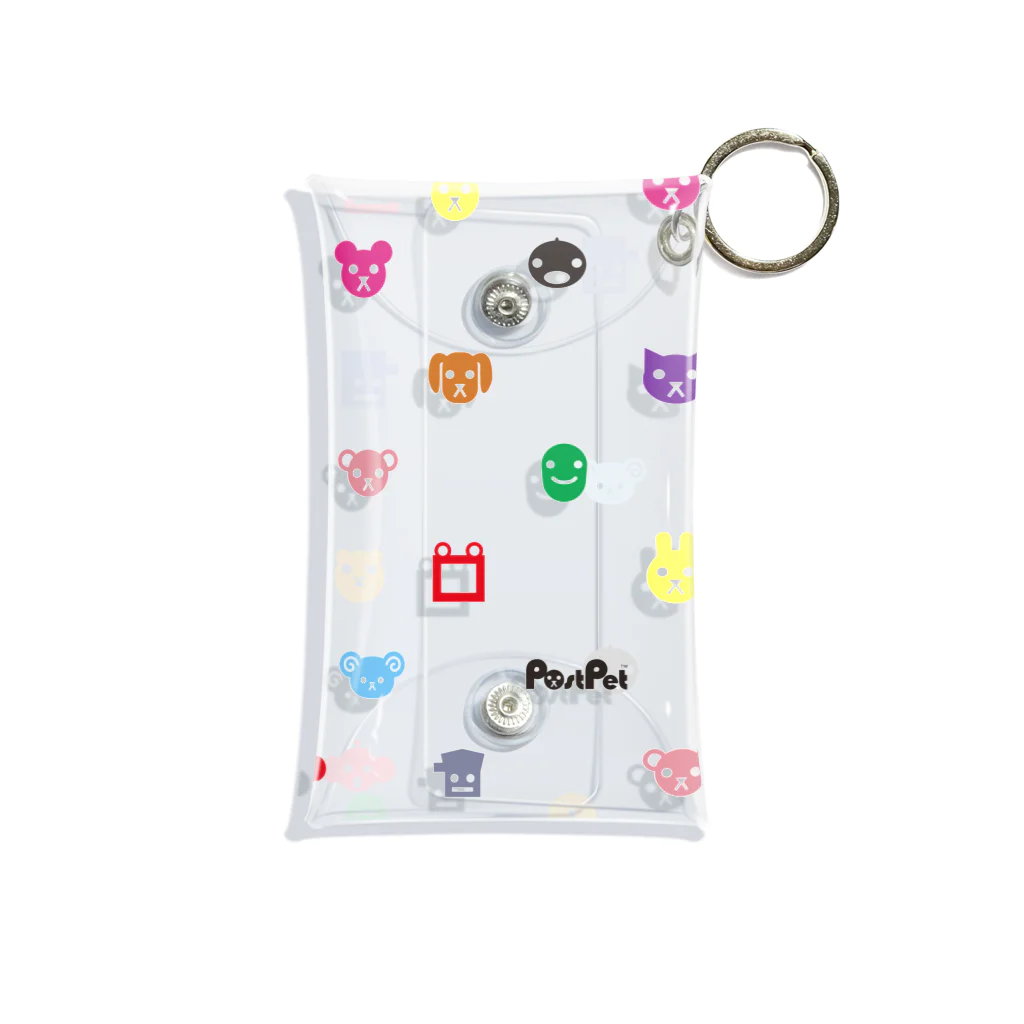 PostPet Official Shopのにじいろあいこんず Mini Clear Multipurpose Case