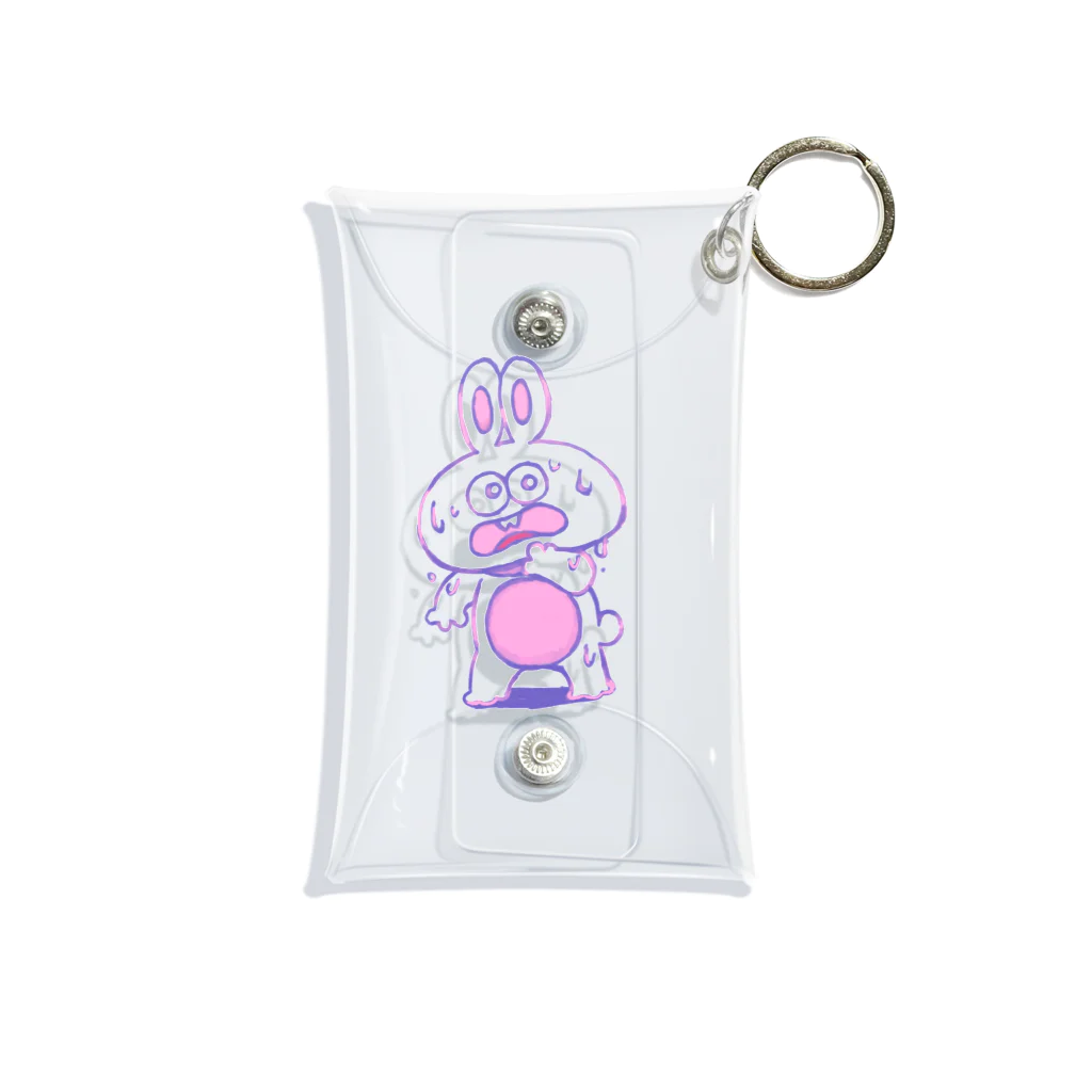 loveのうさらぶくん Mini Clear Multipurpose Case