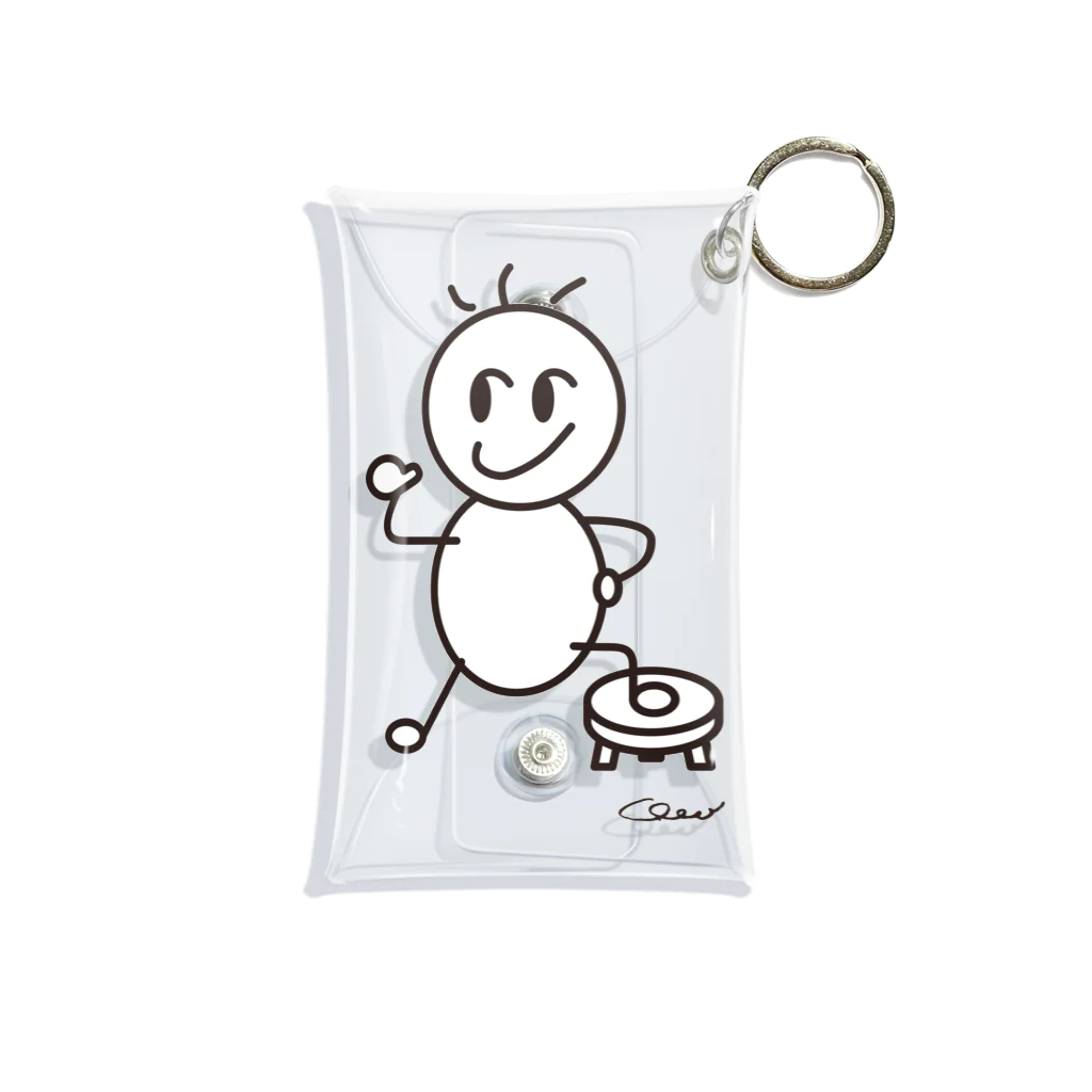 クレオパラコのフェオ_Oreda Mini Clear Multipurpose Case