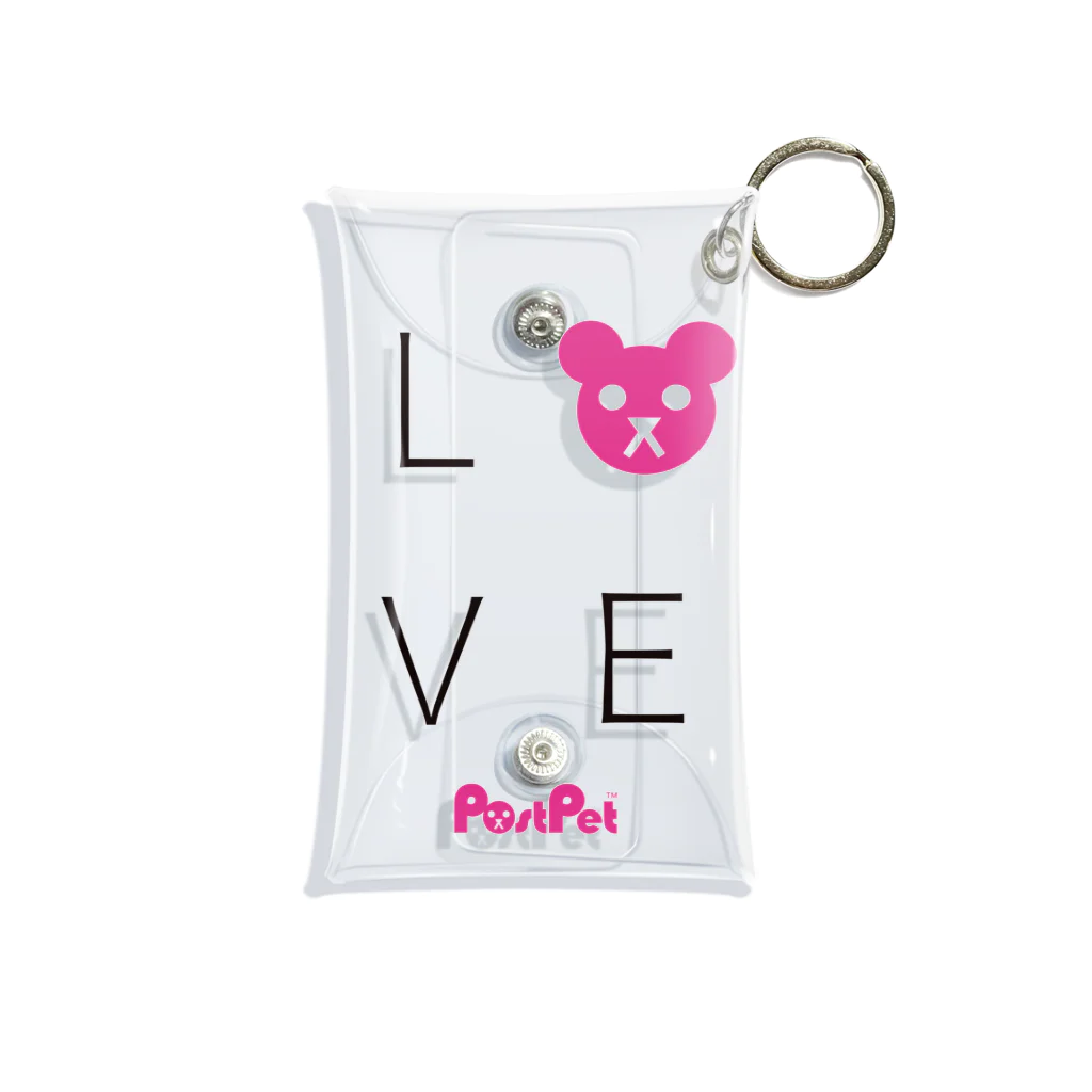 PostPet Official ShopのLOVEモモ Mini Clear Multipurpose Case