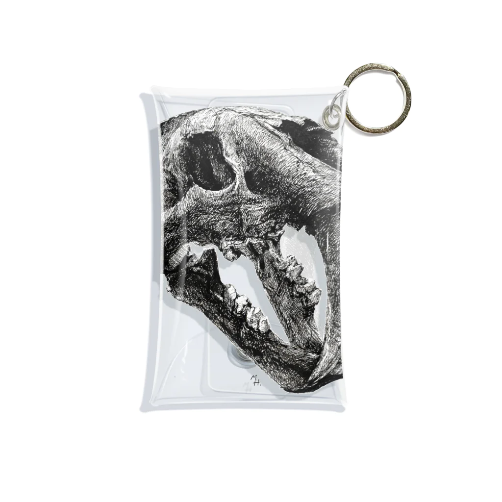 segasworksのSmilodon(skull) Mini Clear Multipurpose Case