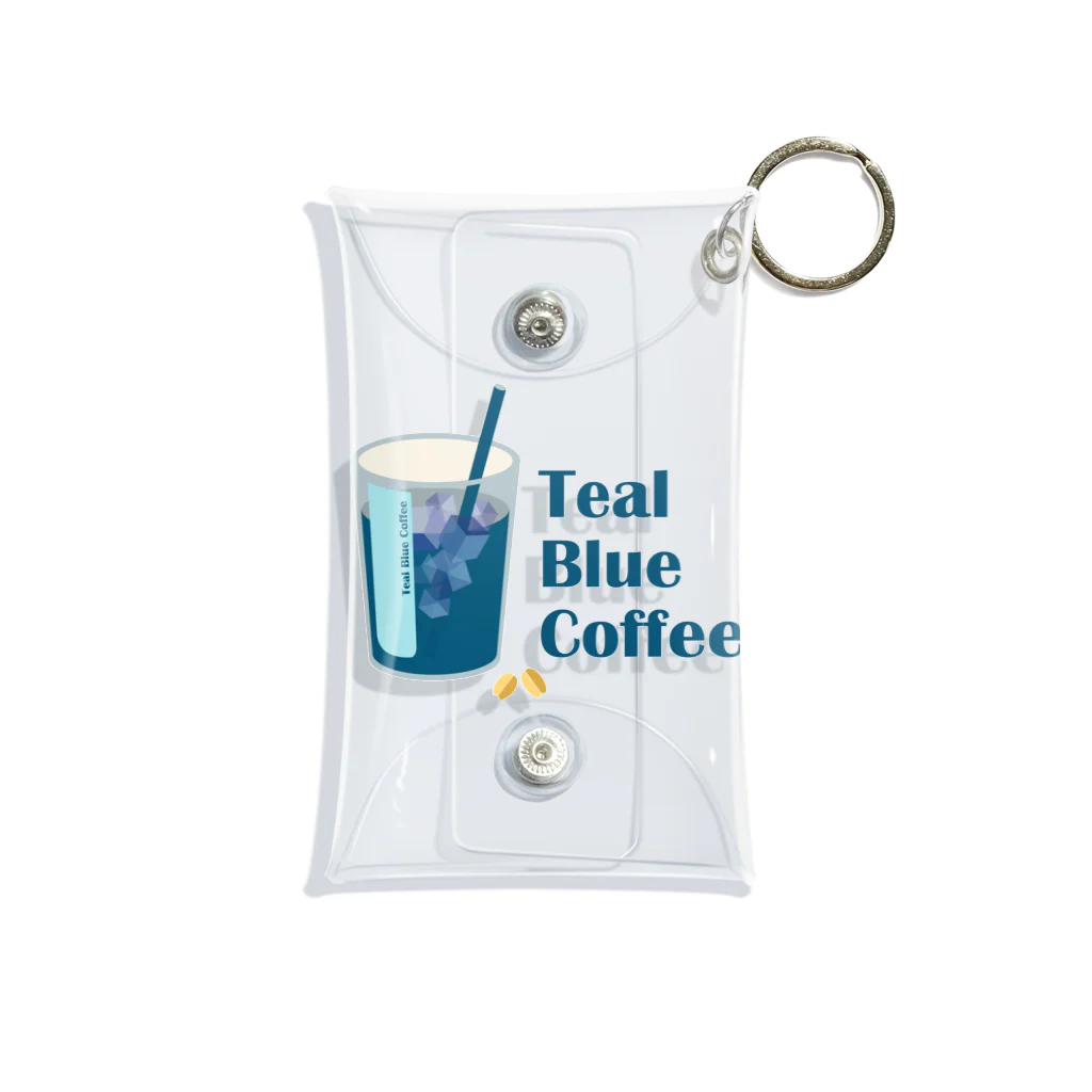 Teal Blue Coffeeのアイスコーヒーをどうぞ ミニクリアマルチケース