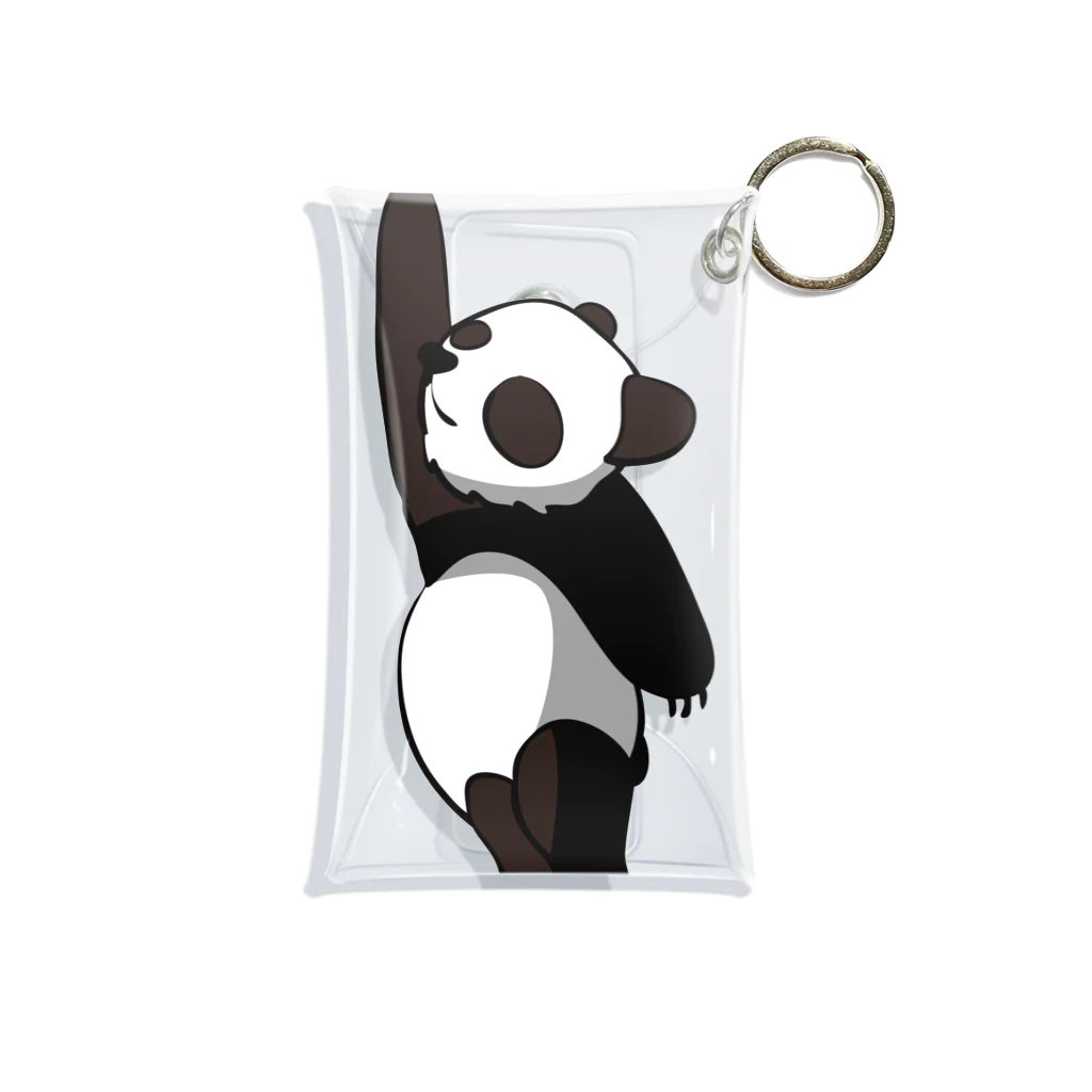 おもしろパンダさん Mini Clear Multipurpose Case by chicodeza