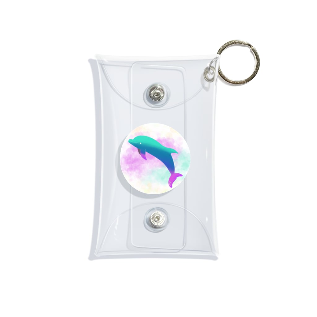 エメラルド×グラデーションのエメラルド×グラデーション Mini Clear Multipurpose Case