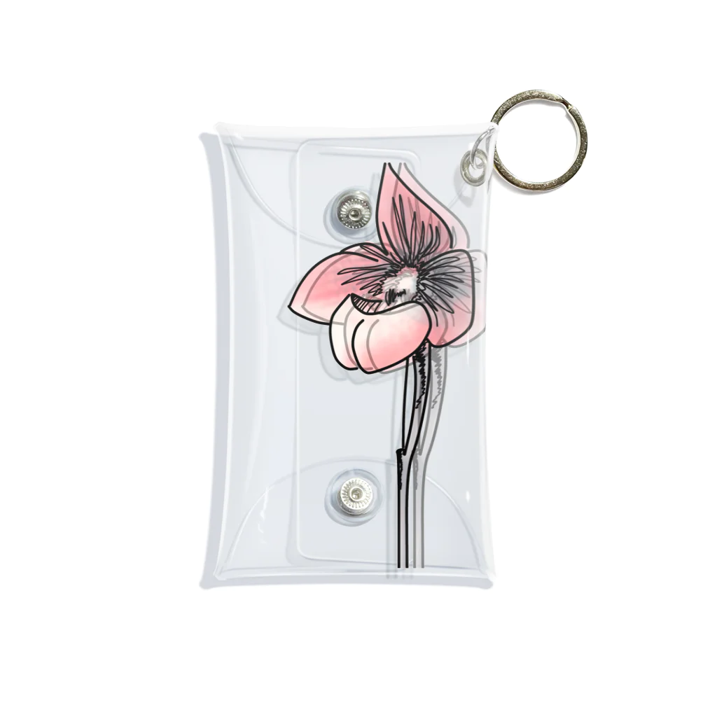 HAGE DLILLのFlower Mini Clear Multipurpose Case