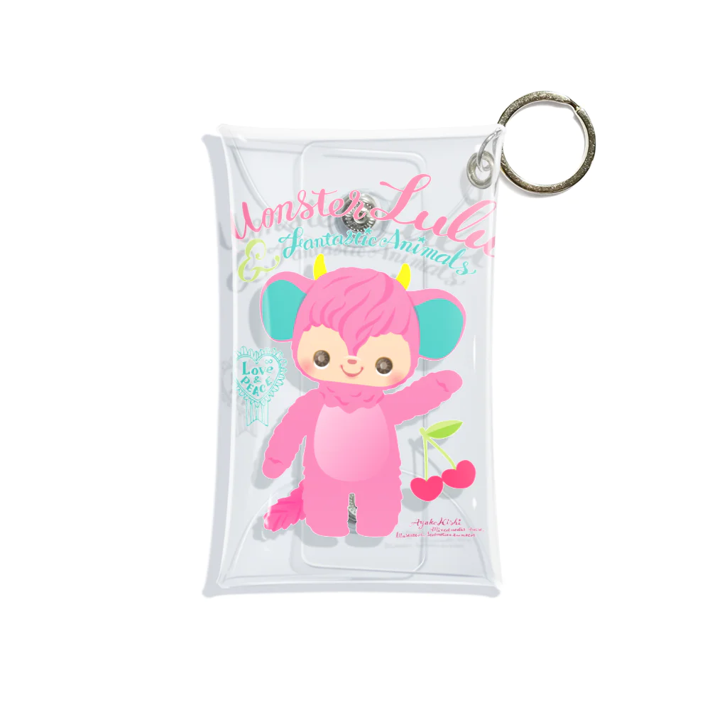 きしあやこ　Ayako KishiのMONSTER LULU ZAKKA Mini Clear Multipurpose Case