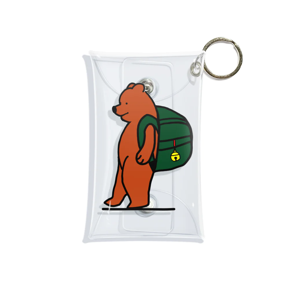 ＋Whimsyのcamp bear Mini Clear Multipurpose Case