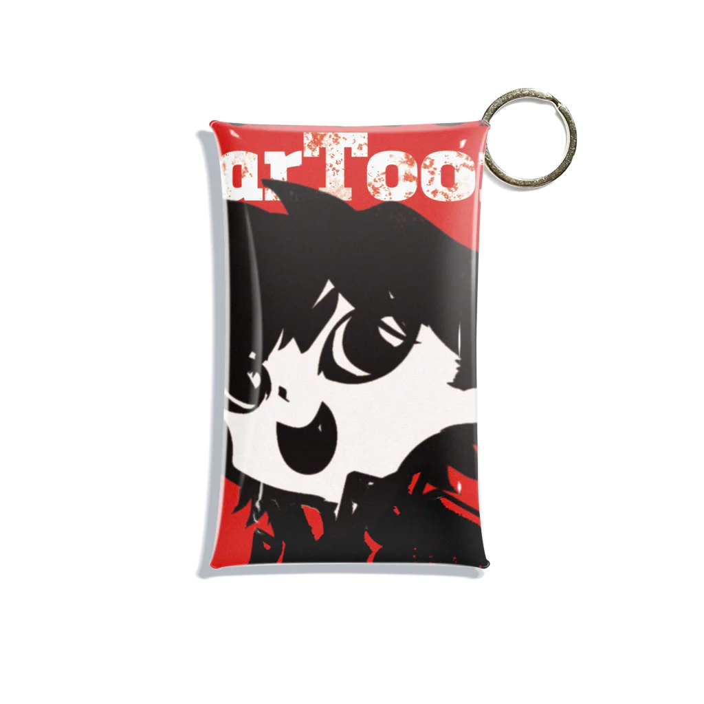 TarCoon☆GooDs - たぁくーんグッズのTarCoon☆CarToon is watching you Mini Clear Multipurpose Case