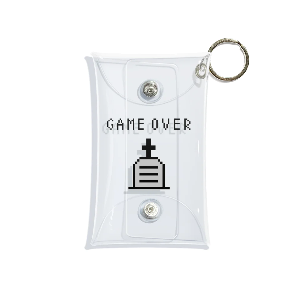 .lab ［ドットラボ ］の［ドット絵］GAME OVER Mini Clear Multipurpose Case