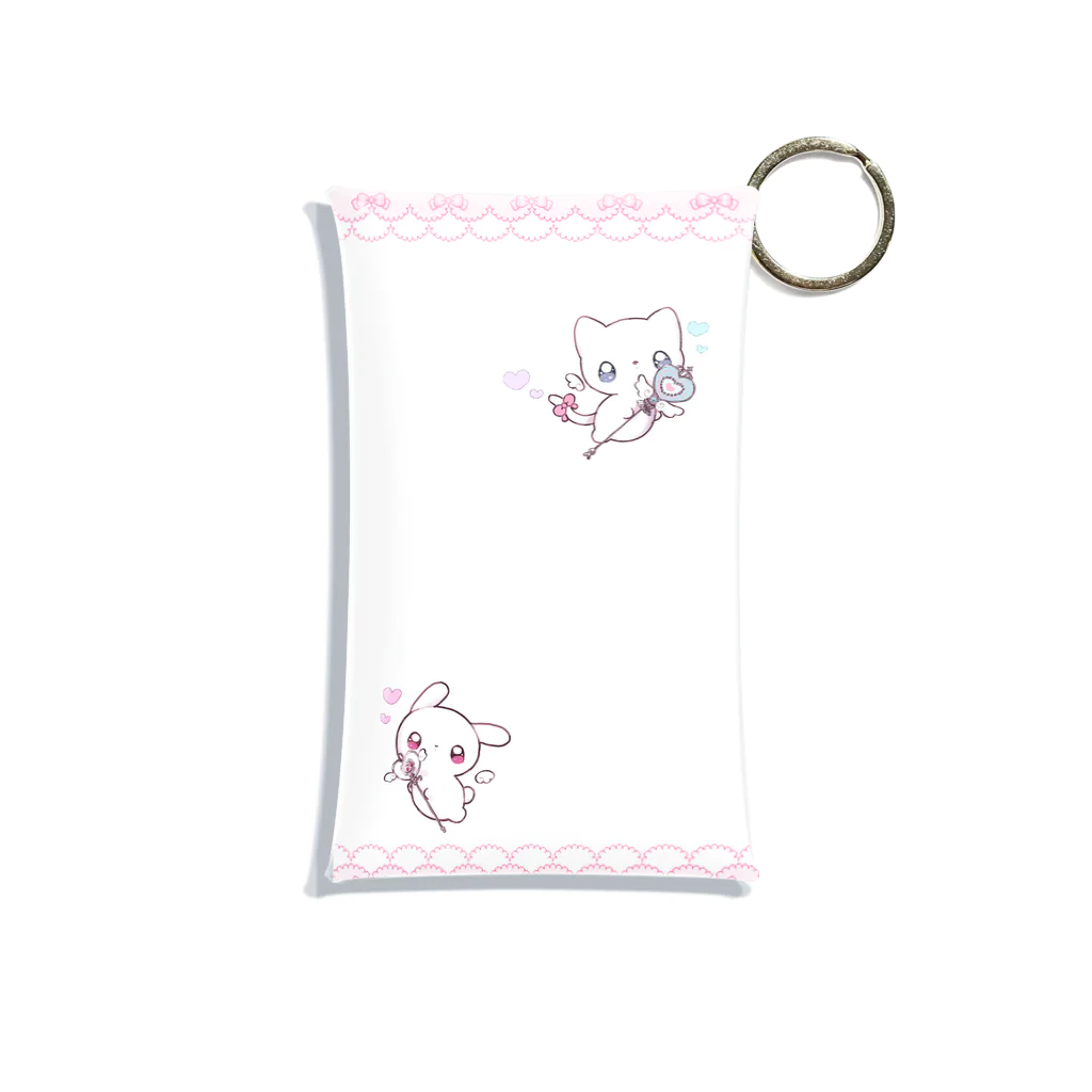 かわいいね本舗のメンヘラうさぎねこ Mini Clear Multipurpose Case