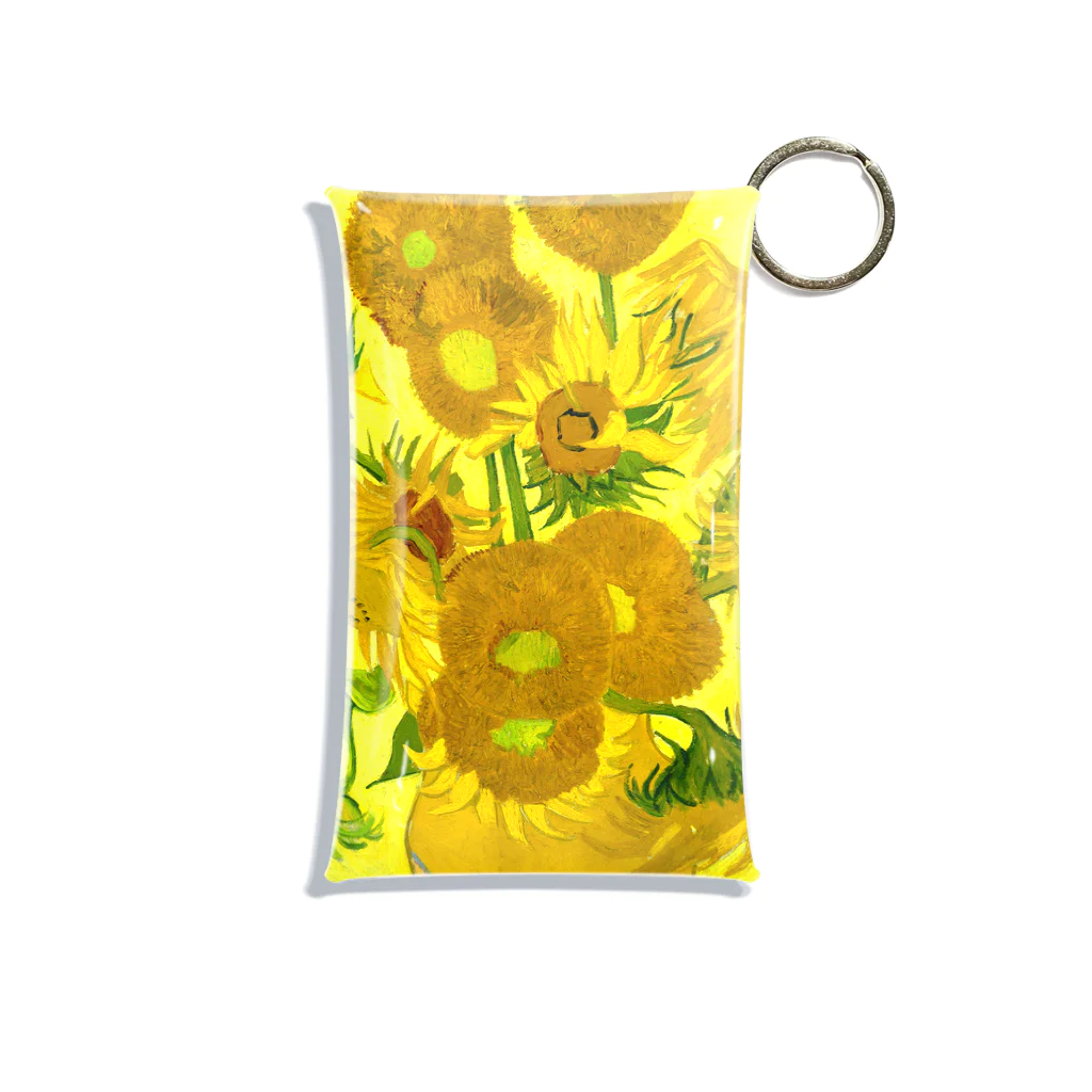 ART のゴッホ/ひまわり　Vincent van Gogh / Sunflowers Mini Clear Multipurpose Case