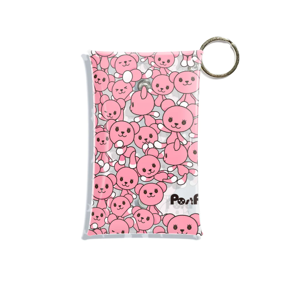 PostPet Official Shopのモモだらけ Mini Clear Multipurpose Case