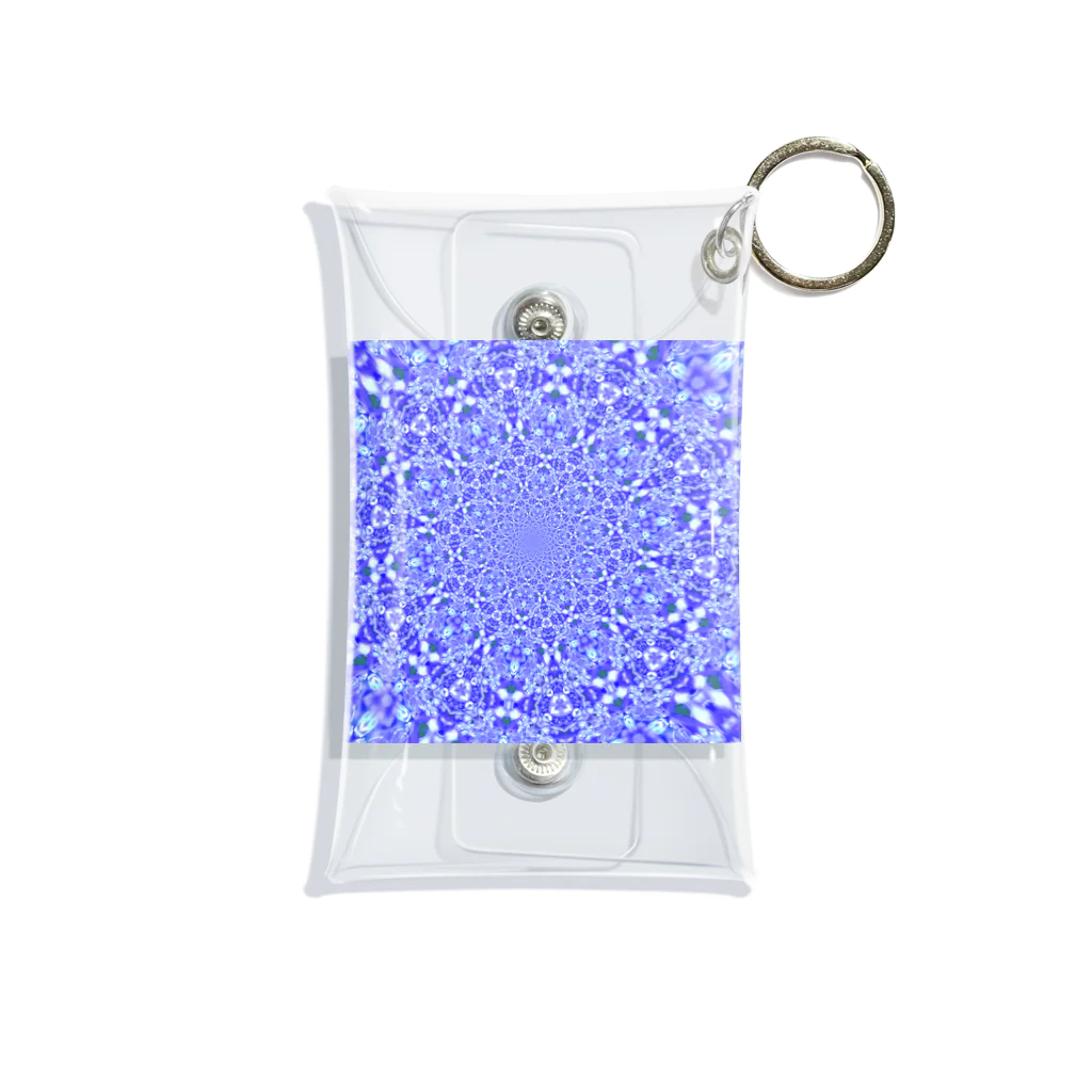 Flower kaleidoscopeの紫陽花万華鏡 Mini Clear Multipurpose Case