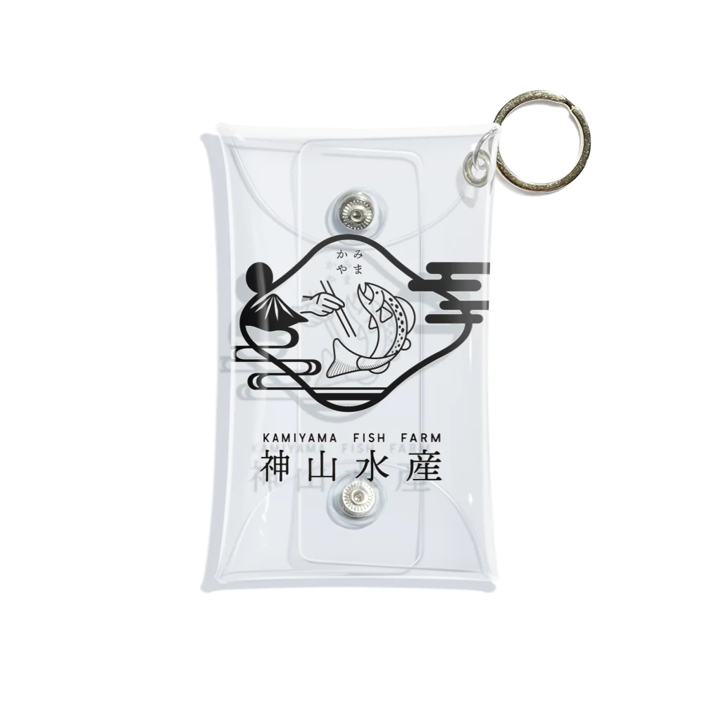 神山水産の神山水産 - black - Mini Clear Multipurpose Case