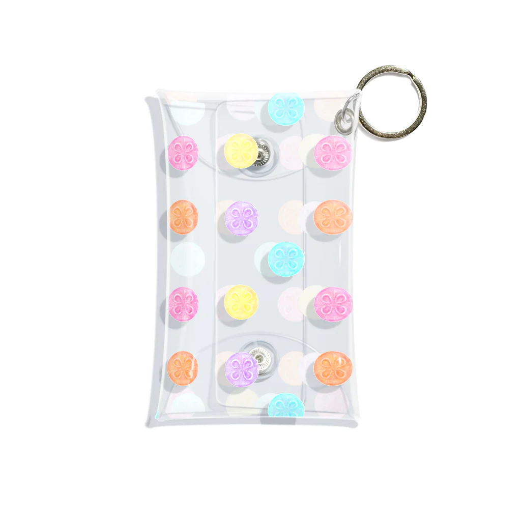 海中くらげ散歩のミズクラゲのドロップス Mini Clear Multipurpose Case