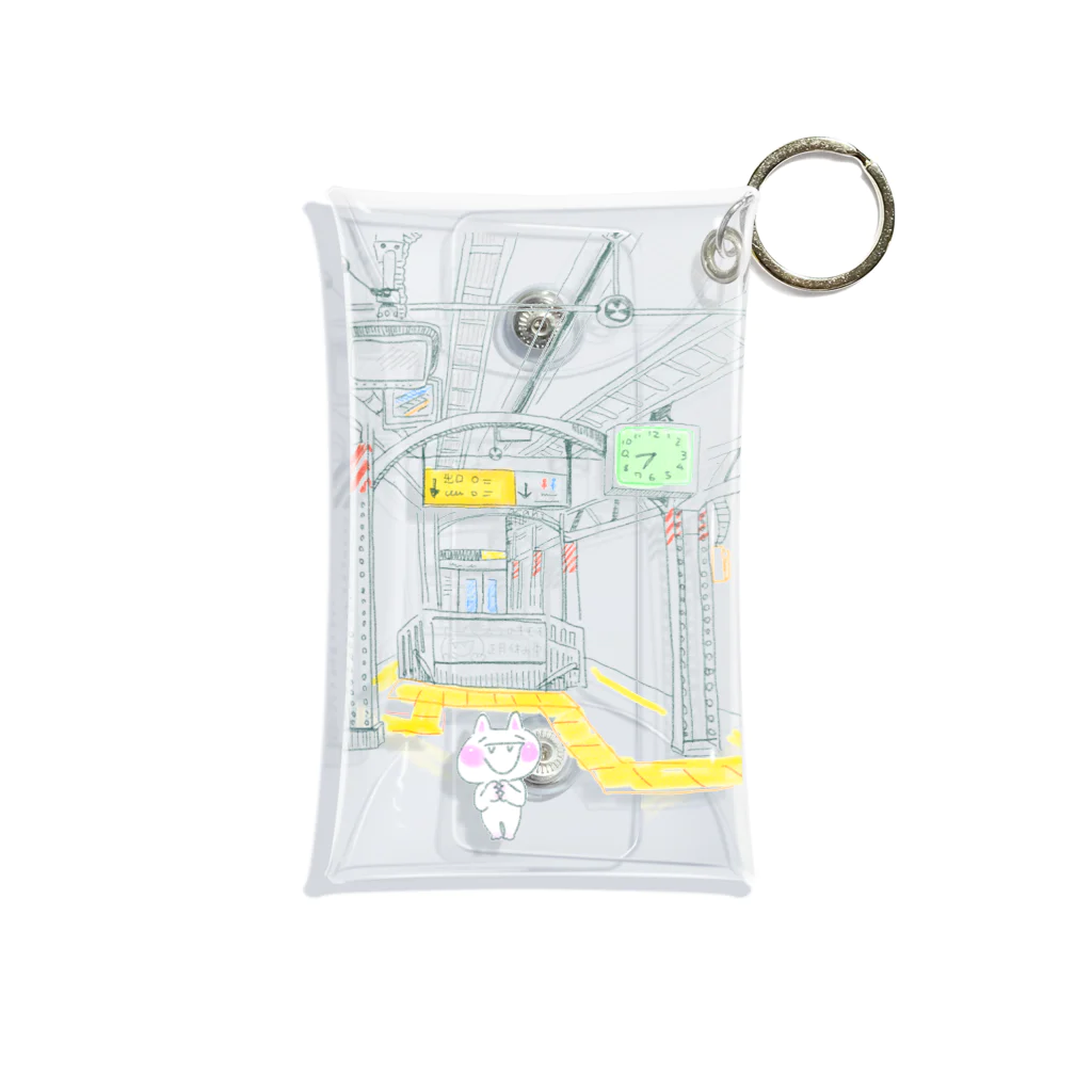 33asahiのお気に入りの駅 Mini Clear Multipurpose Case