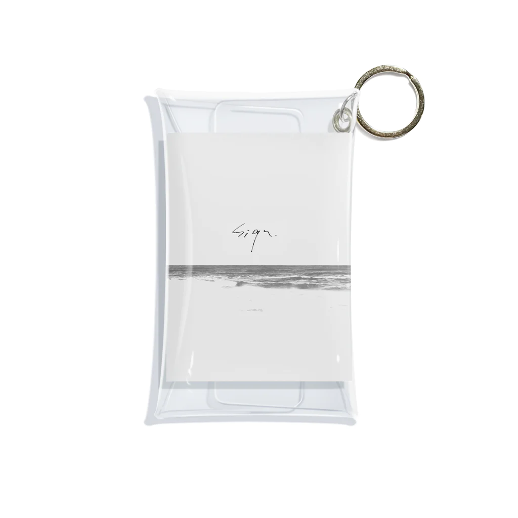 Sign.のSign. Mini Clear Multipurpose Case