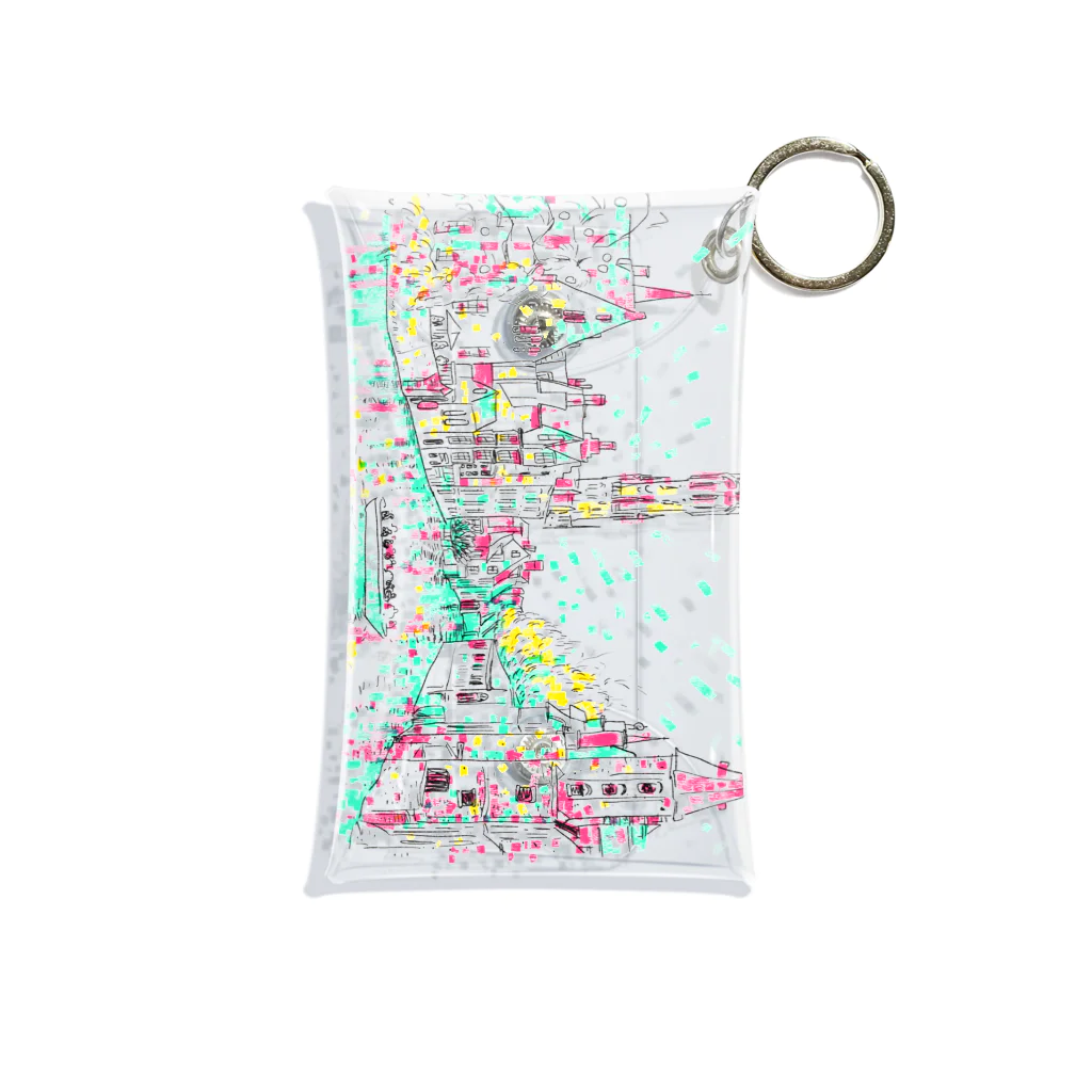 Aki Kuboki ONLINE SHOPのブルージュの溜息 Mini Clear Multipurpose Case