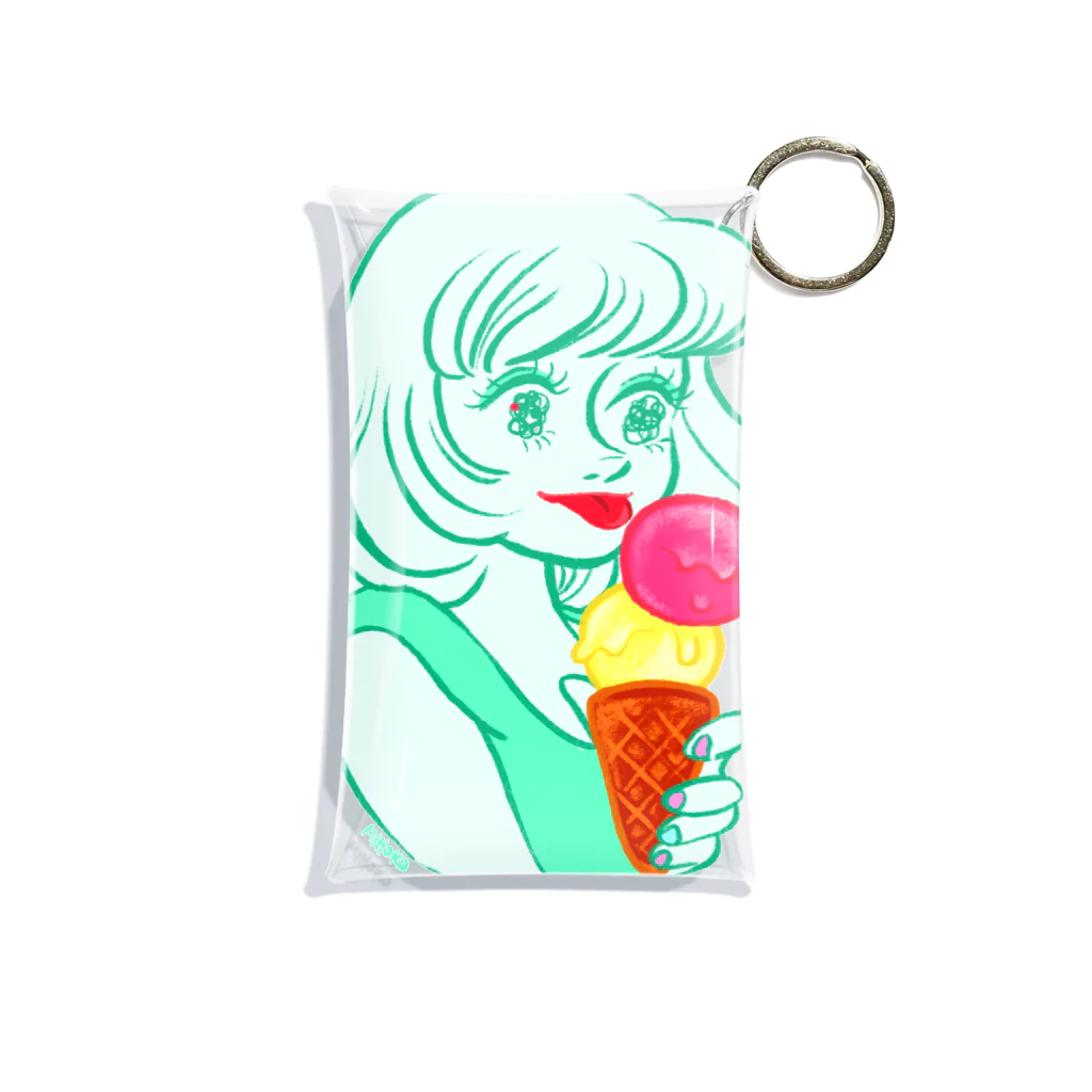 きらきら がーるずのアイスが食べたい Mini Clear Multipurpose Case