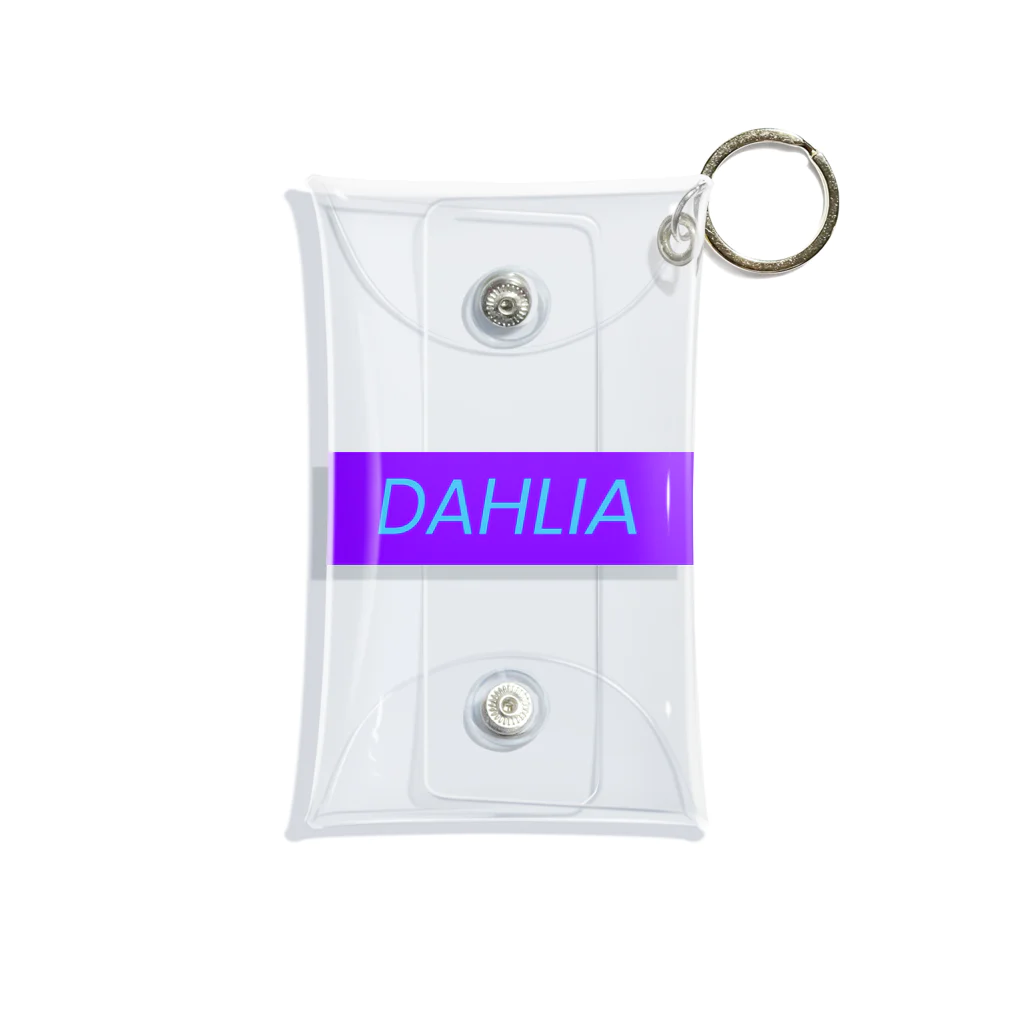 DAHLIAのDAHLIA LOGO PURPUL&BLUE Mini Clear Multipurpose Case