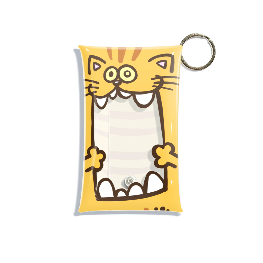 EGAMiのねこポーチ”chatora” Mini Clear Multipurpose Case