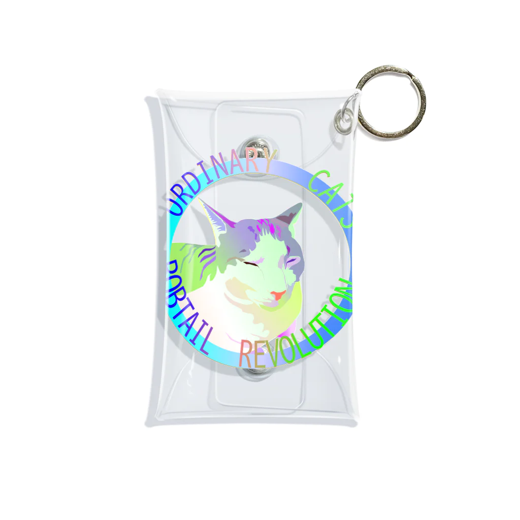 『NG （Niche・Gate）』ニッチゲート-- IN SUZURIのOrdinary Cats05h.t.(冬) Mini Clear Multipurpose Case