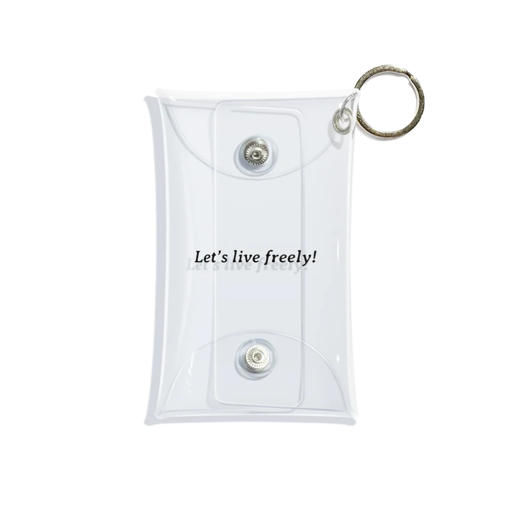 A’sのLet’s live freely! Mini Clear Multipurpose Case