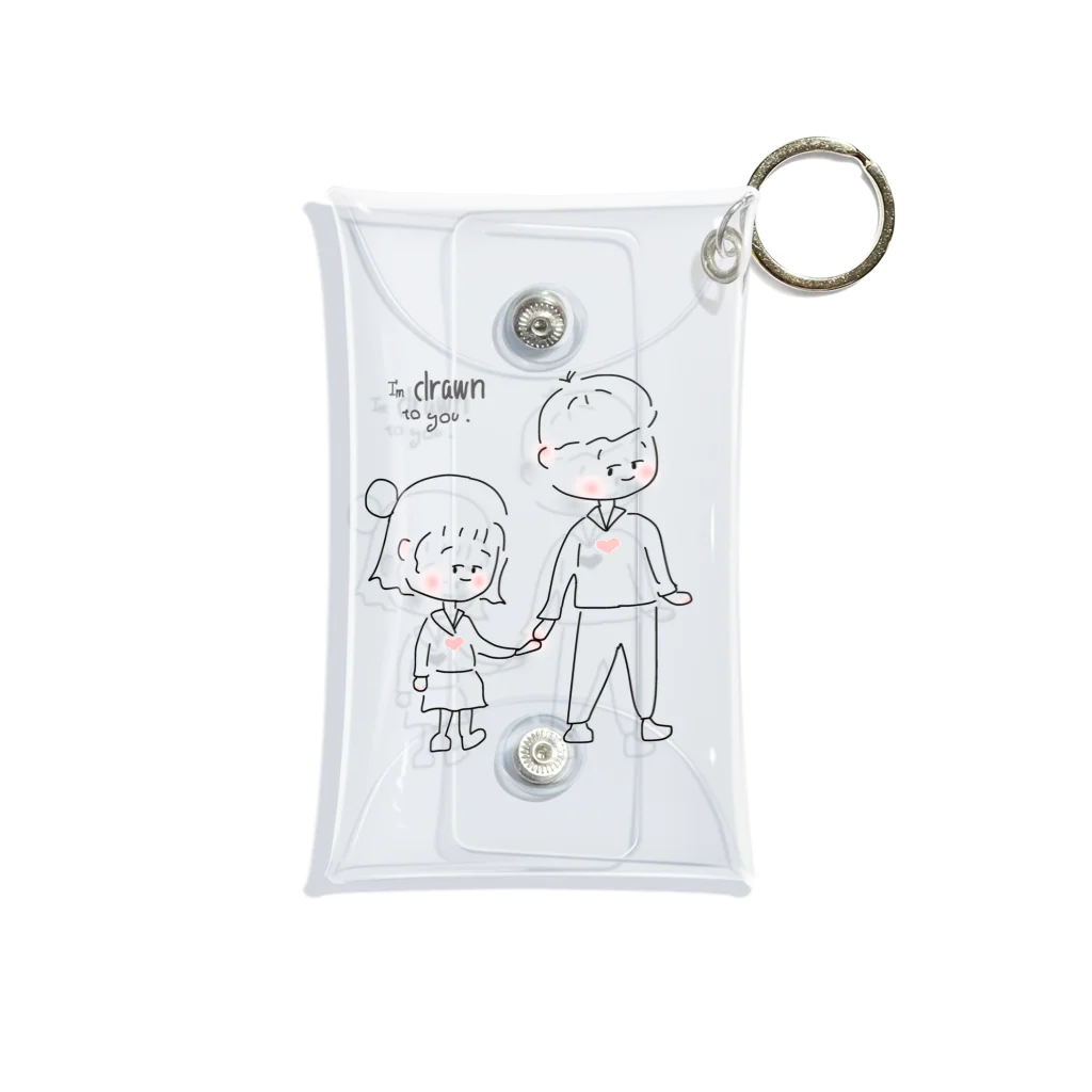 おわんこの恋する気持ち Mini Clear Multipurpose Case