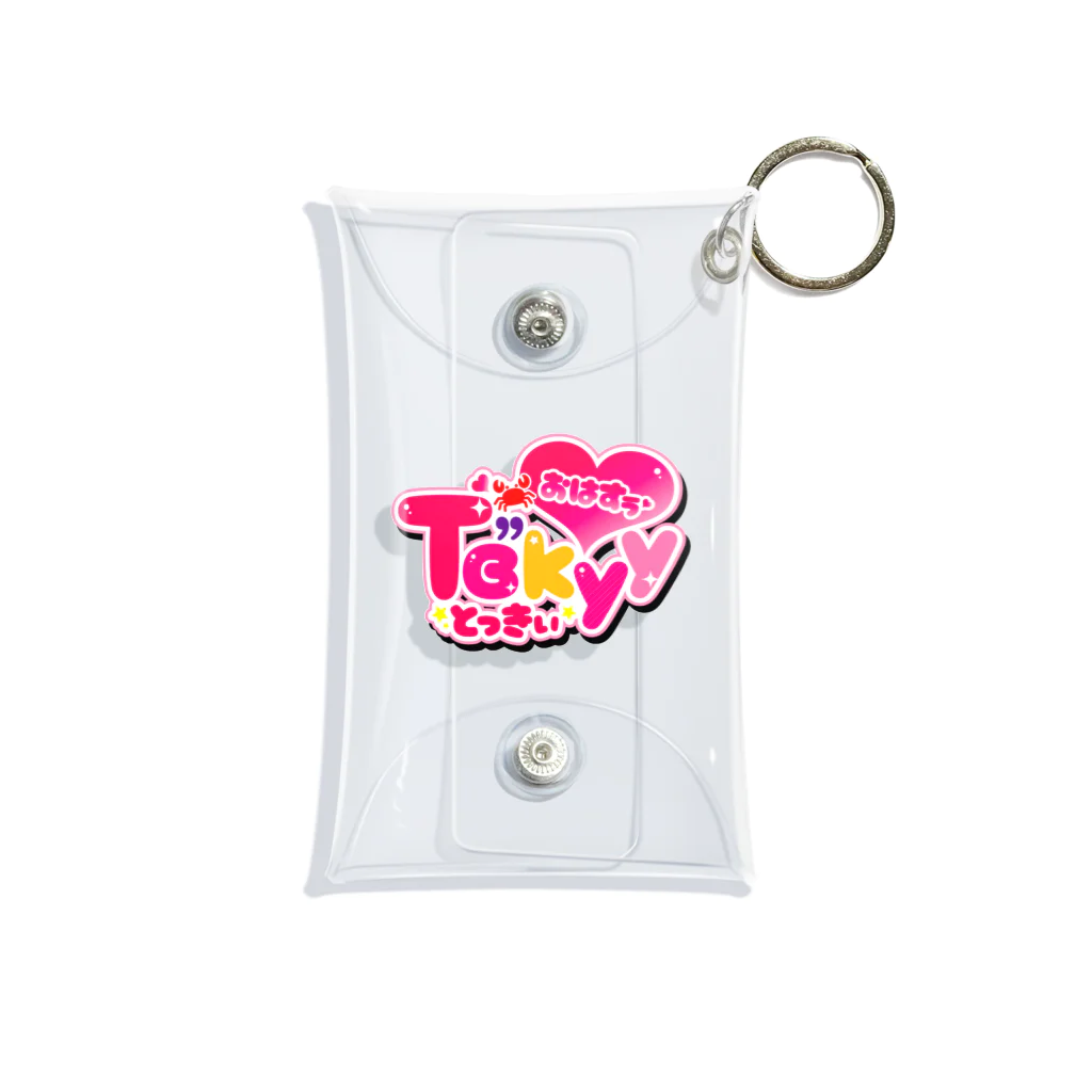 Ｔɞ"kyyオリジナルグッツ🦀のＴɞ"kyy🦀LOGO Mini Clear Multipurpose Case