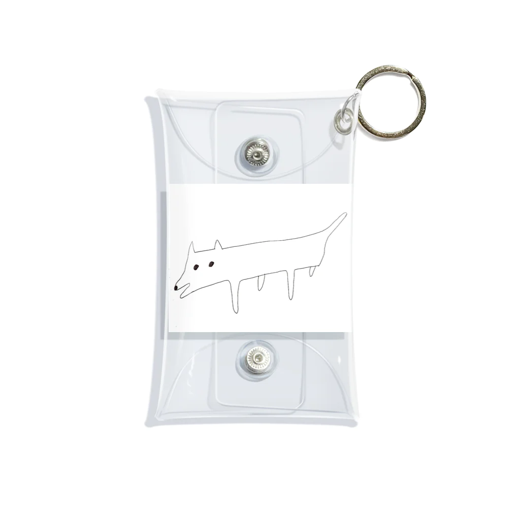 ともだちのみせのAちゃんの犬 Mini Clear Multipurpose Case