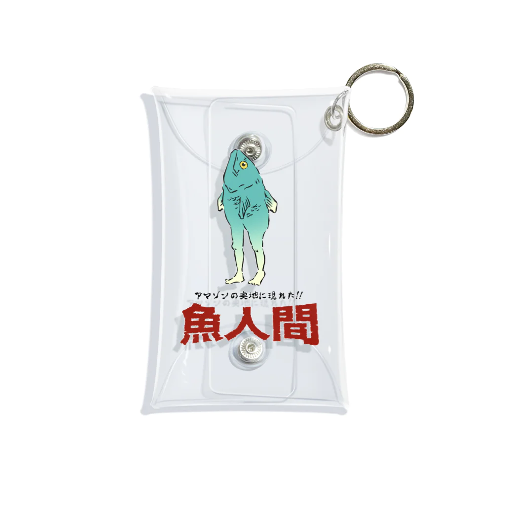 わくわく水族館の魚人間 Mini Clear Multipurpose Case