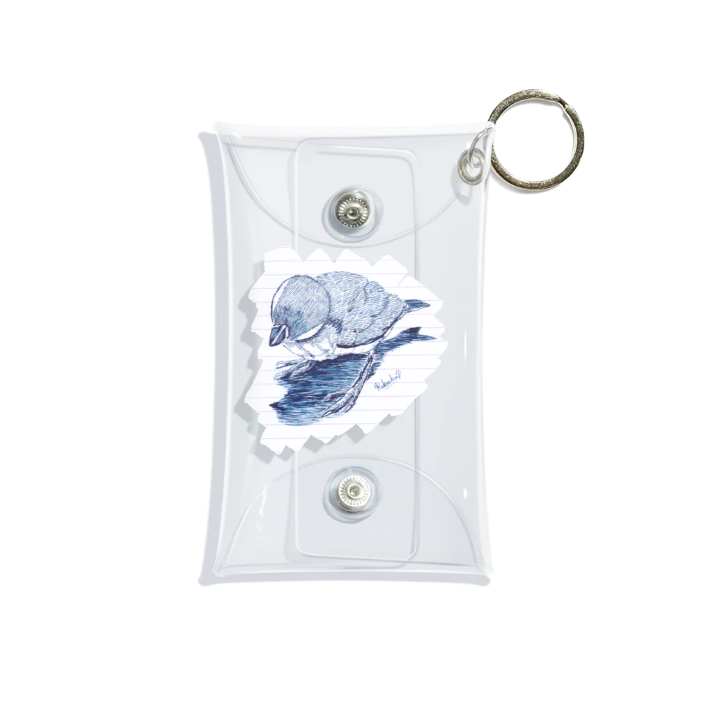 kakachun2のひな文鳥のくりくりアタマ Mini Clear Multipurpose Case