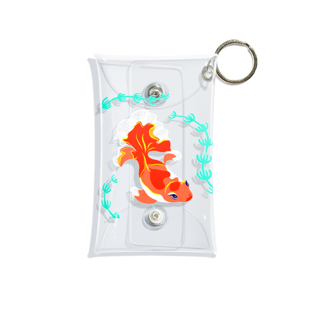 tora_jpの金魚　透明 Mini Clear Multipurpose Case