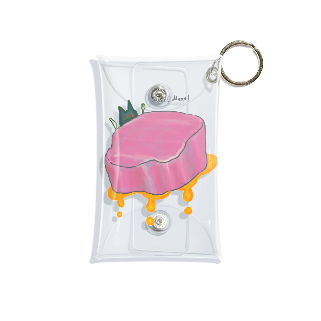 [ DDitBBD. ]のMeat! Meat! Mini Clear Multipurpose Case